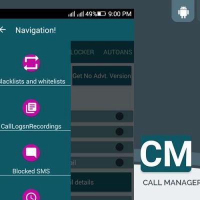 اپلیکیشن Call Manager  ابزاری کامل جهت مدیریت تماس‌ها ،ضبط تماس و بلاک کردن شماره‌ها در اختیار کاربران قرار می دهد